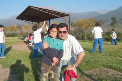 Pablo Rosende e hija. Pablo Rosende e hija.